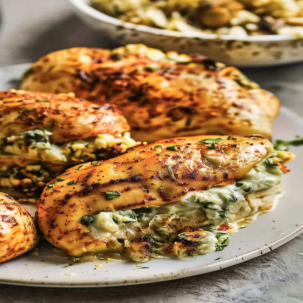 Air Fryer Stuffed Chicken Breasts