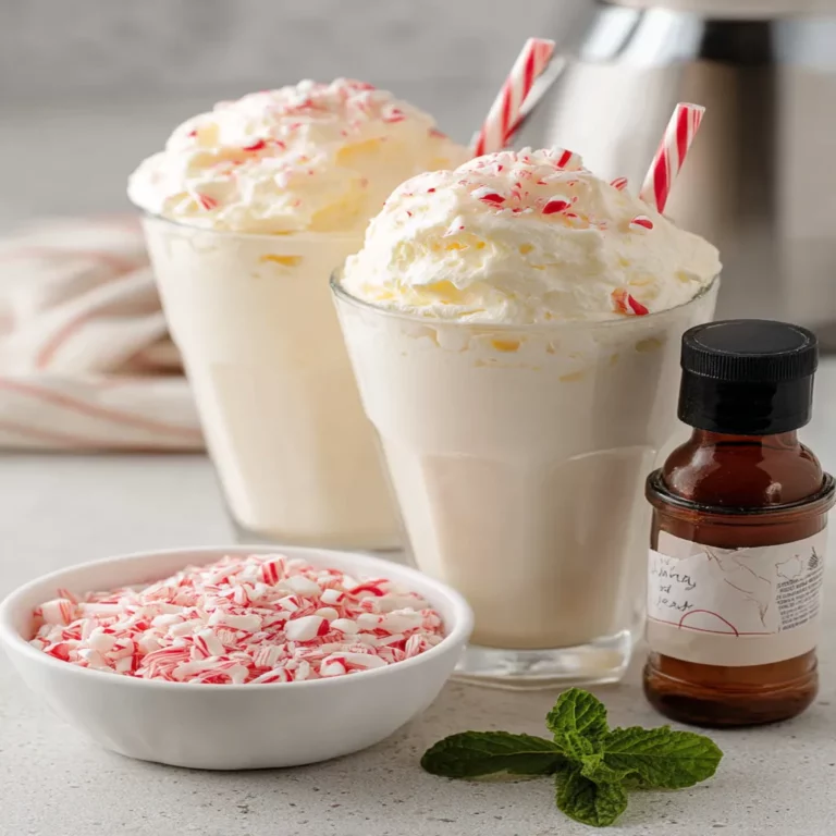 Creamy Peppermint Milkshake