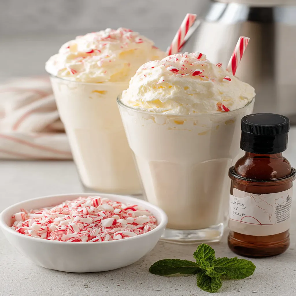 Creamy Peppermint Milkshake