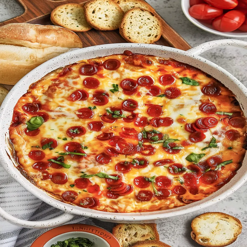 Easy Cheesy Pizza Dip