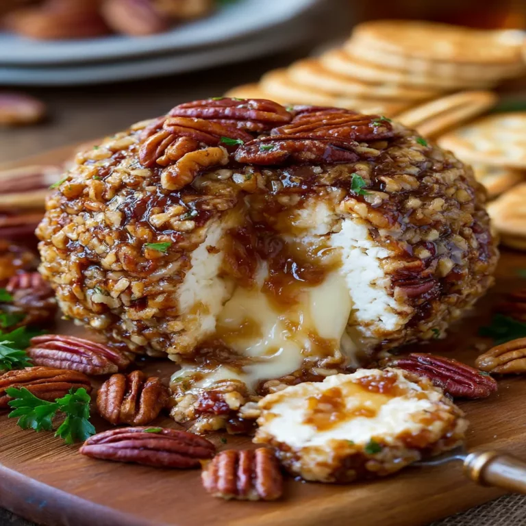 Gooey Pecan Pie Cheese Ball