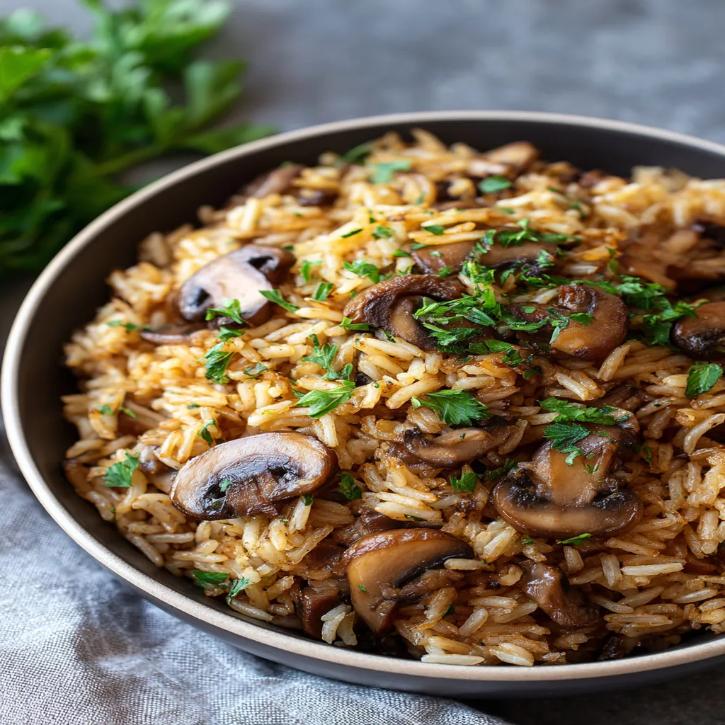 Mushroom Rice