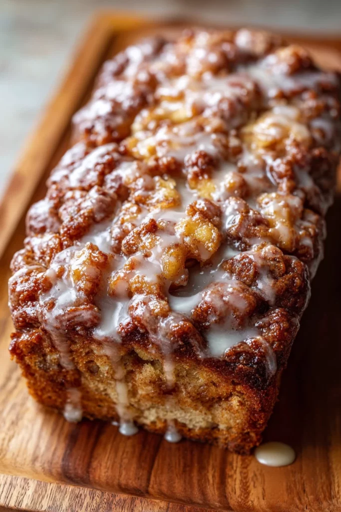 Amish, Apple Fritter Bread, cinnamon swirl, moist, sweet, homemade