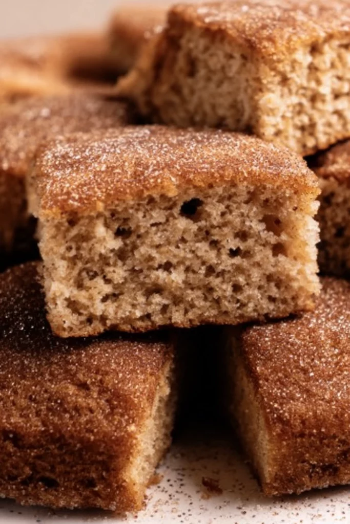 Apple Cider Donut Snack Cake, autumn flavors, moist, cinnamon-spiced, delicious