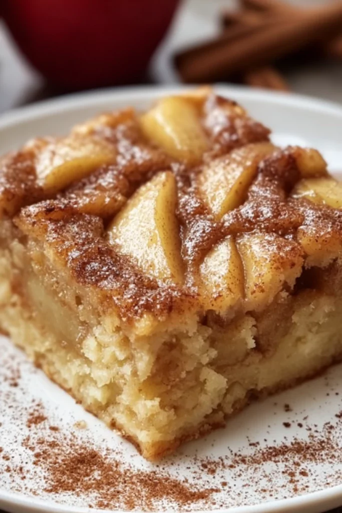 Apple cinnamon sheet cake, moist, spiced, delicious, dessert, baked, sweet and fragrant