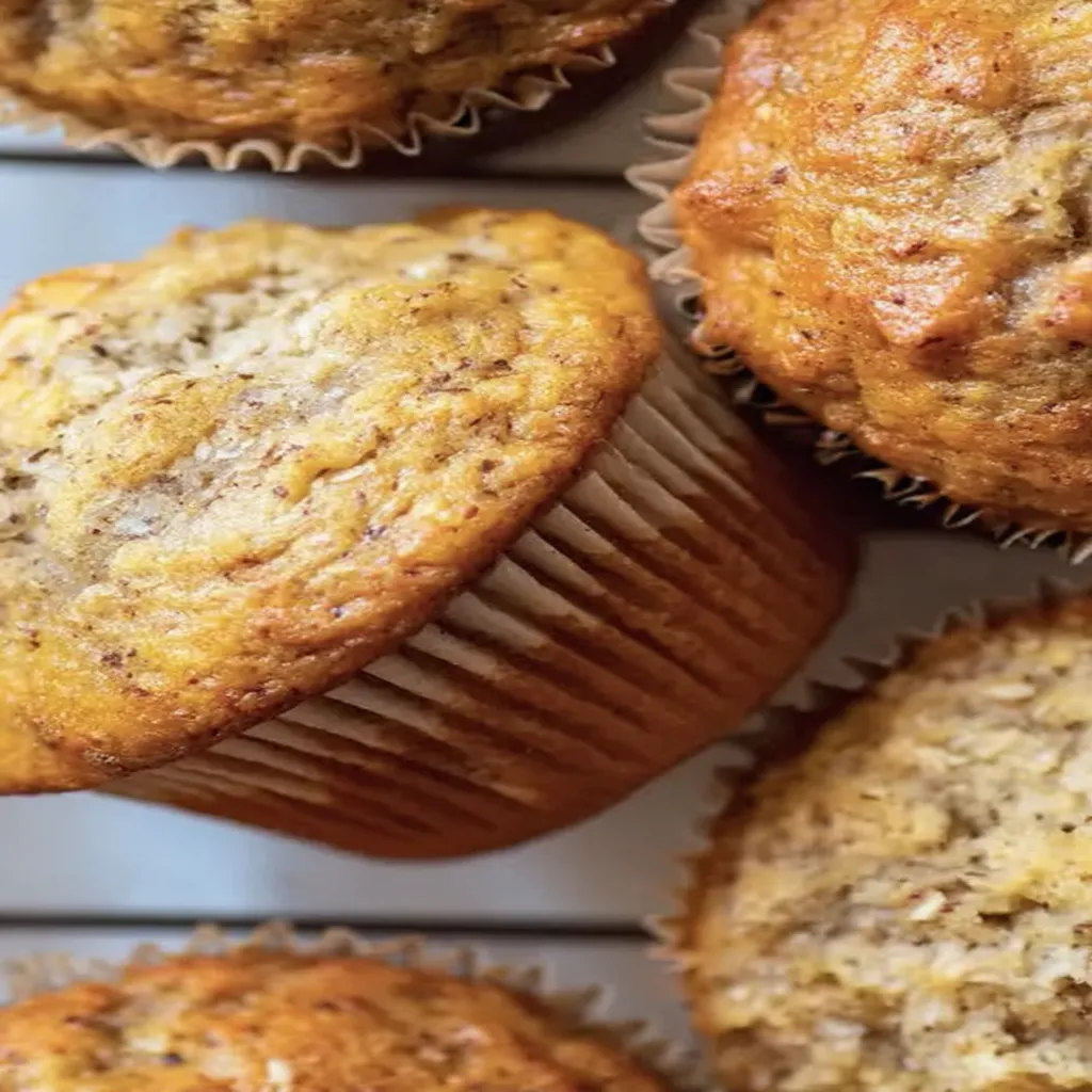banana muffins, delicious baked goods, moist, golden brown, breakfast, sweet and satisfying