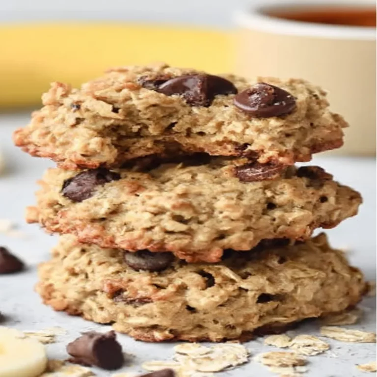 banana oatmeal cookies, delicious, chewy, homemade, healthy, snack, sweet treat