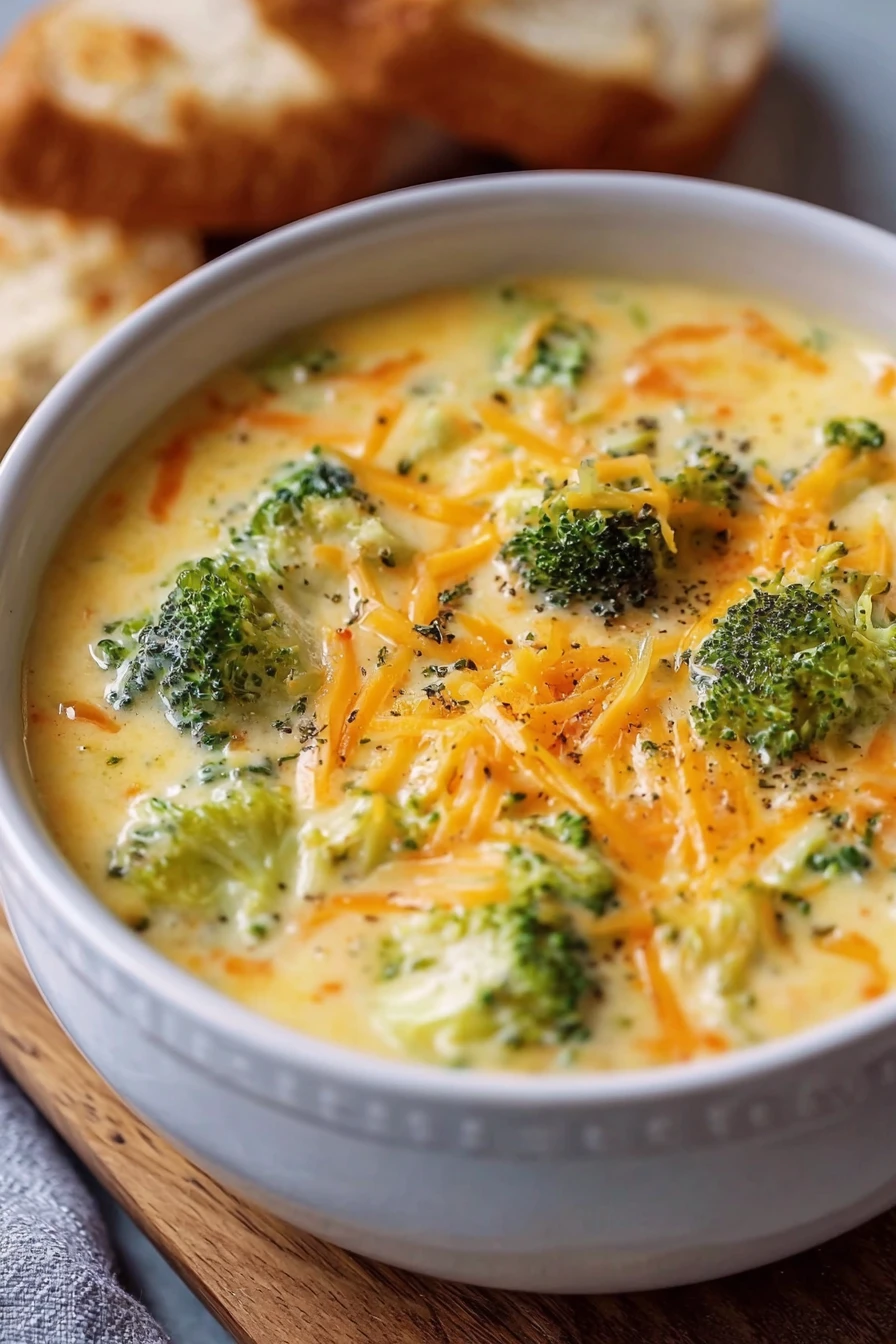 Broccoli Cheddar Soup Broccoli Cheddar Soup recipe step-by-step guide