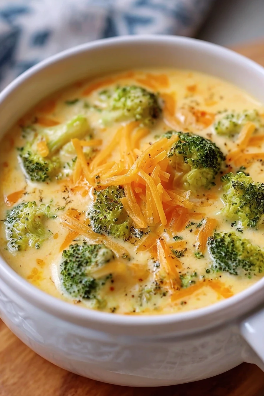 Broccoli Cheddar Soup Broccoli Cheddar Soup recipe step-by-step guide