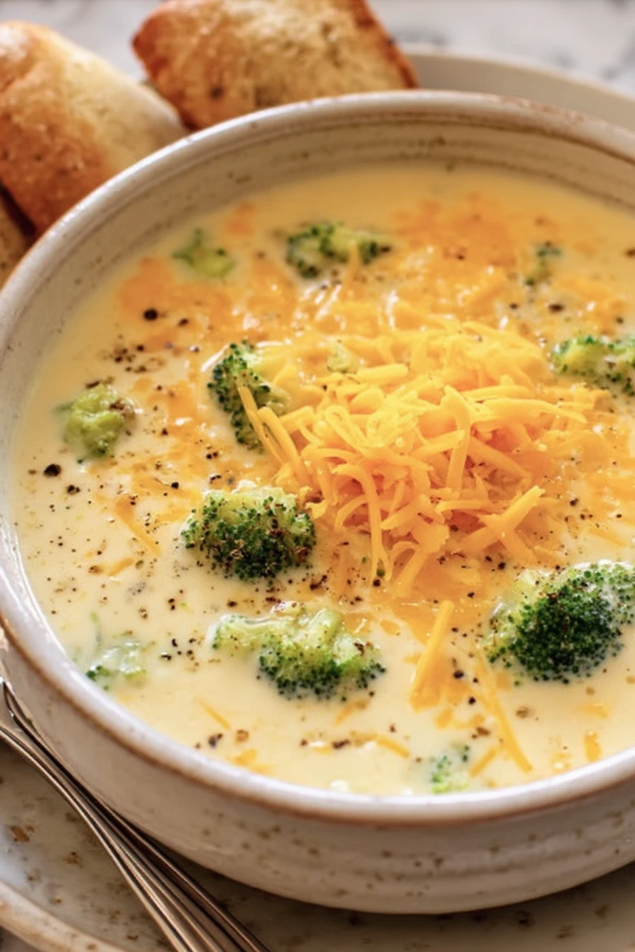 Broccoli Cheese Soup Broccoli Cheese Soup recipe step-by-step guide