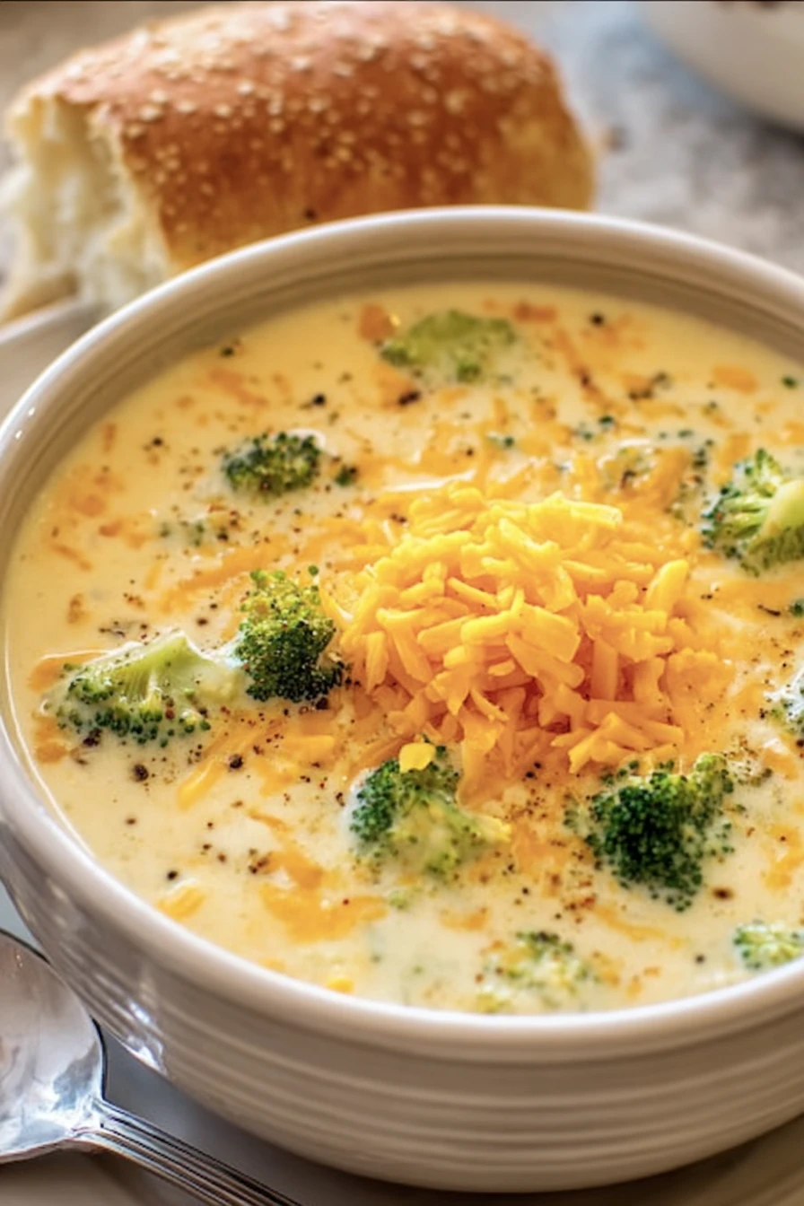 Broccoli Cheese Soup Broccoli Cheese Soup recipe step-by-step guide