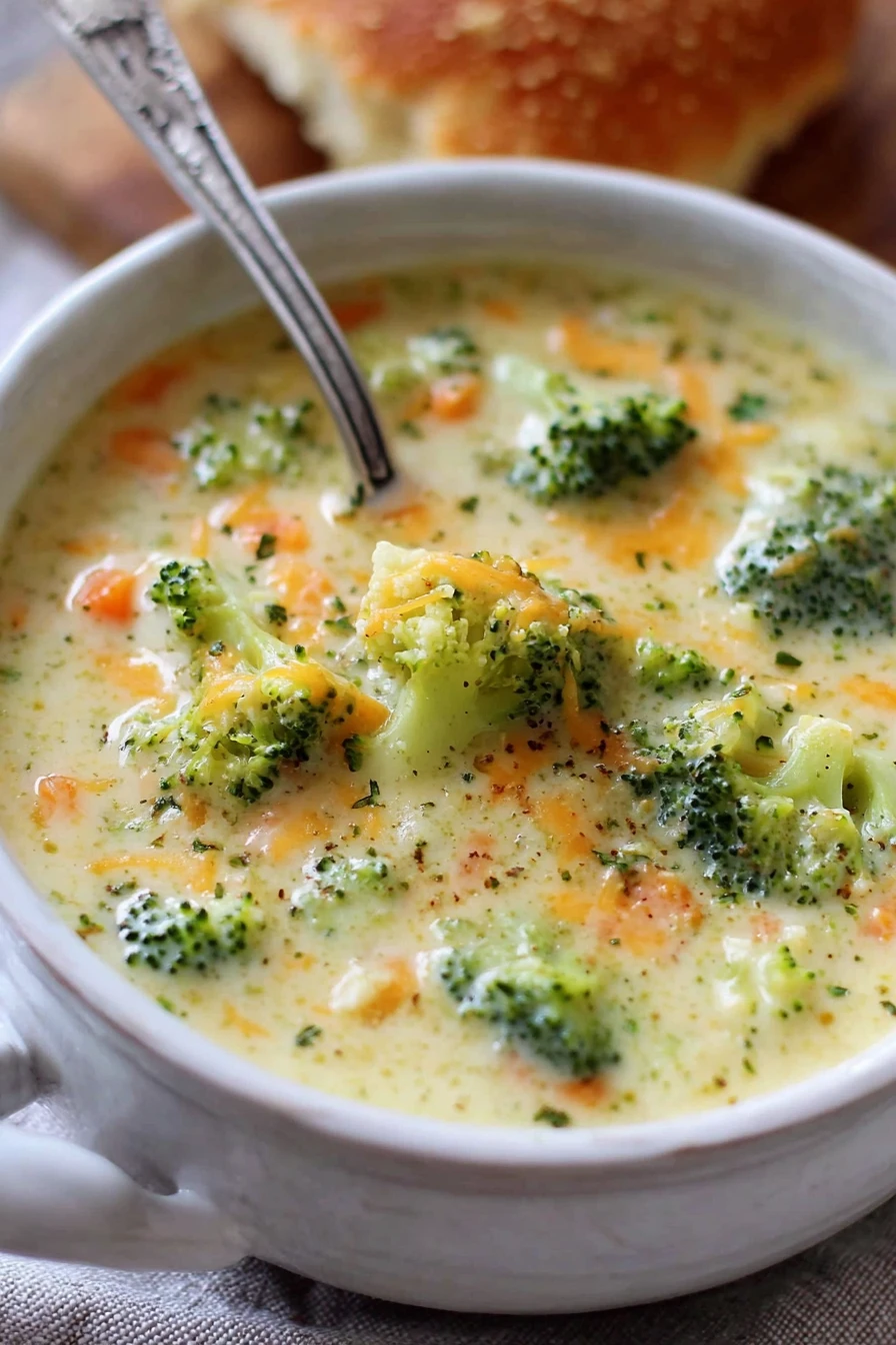Broccoli, Cauliflower and Cheese Soup recipe step-by-step guide