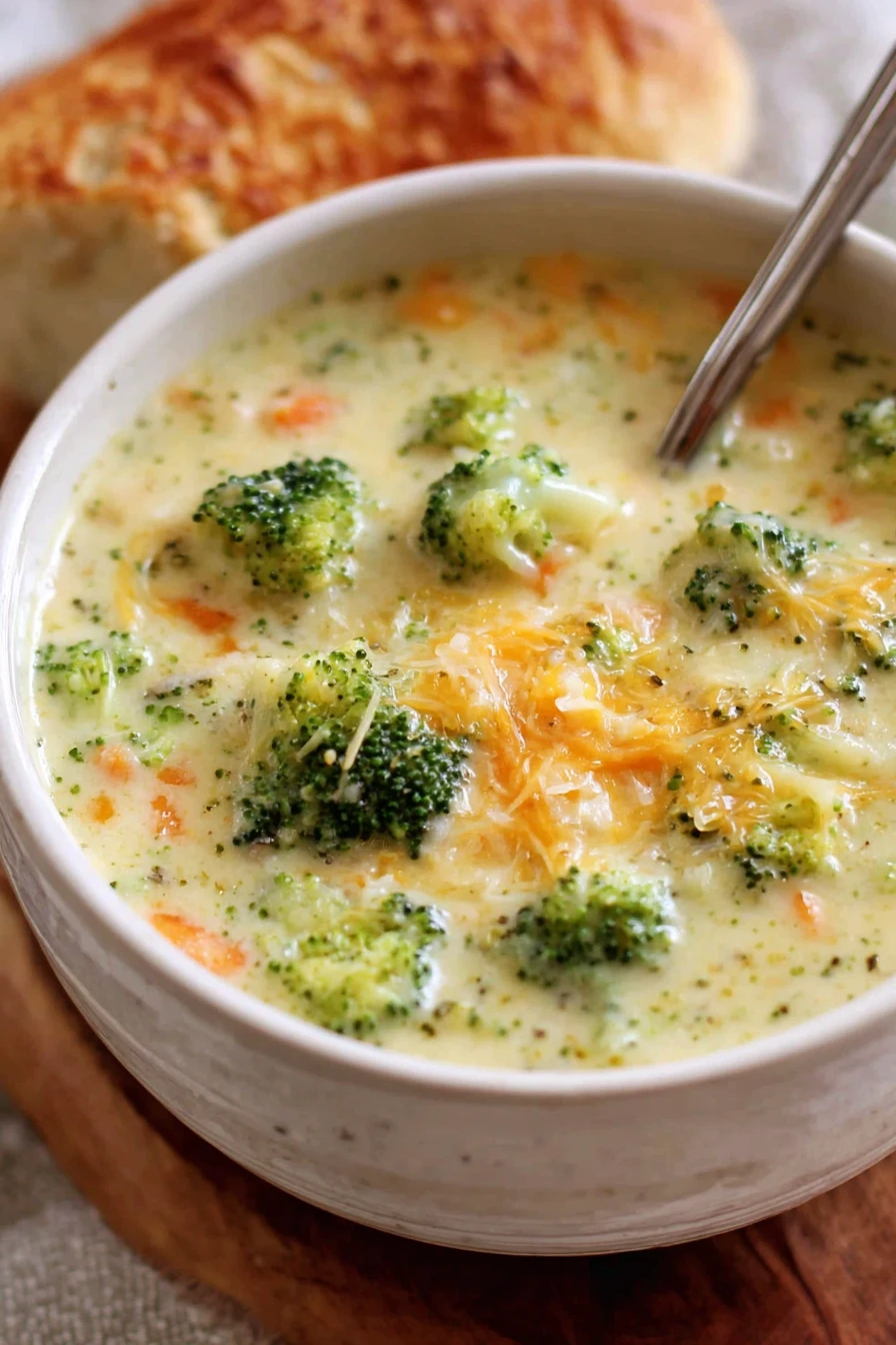 Broccoli, Cauliflower and Cheese Soup recipe step-by-step guide