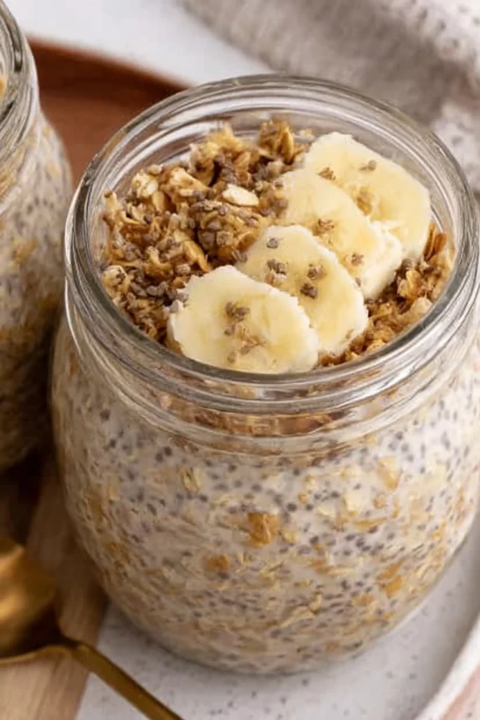 Brown Sugar Overnight Oats, healthy breakfast, sweet, creamy, delicious