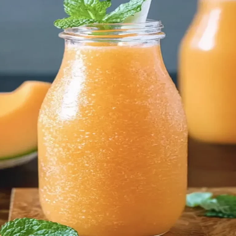 cantaloupe smoothie, refreshing, creamy, fruity, healthy, summer beverage, blended goodness
