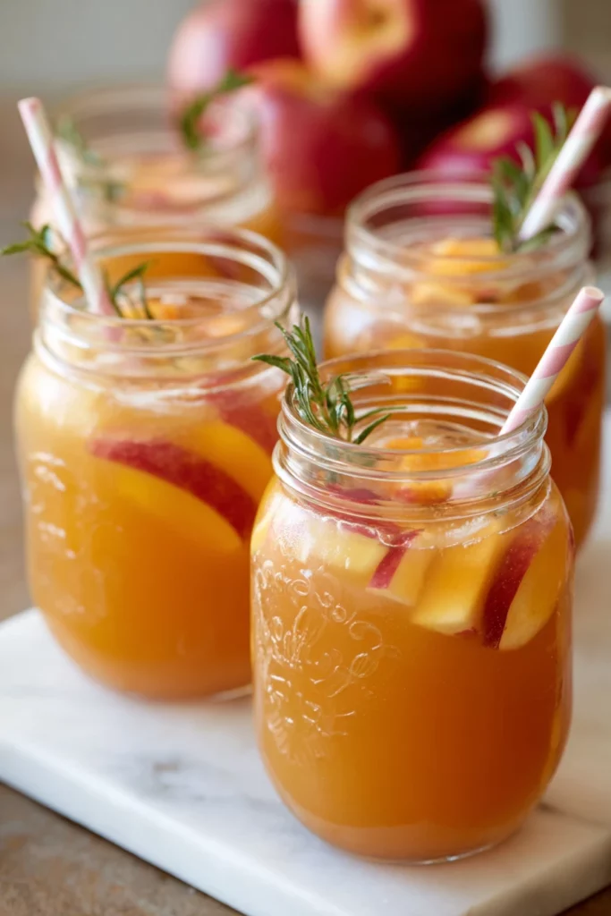 caramel apple sangria, fall drink, sweet, refreshing, fruity, cinnamon-infused, autumnal flavors