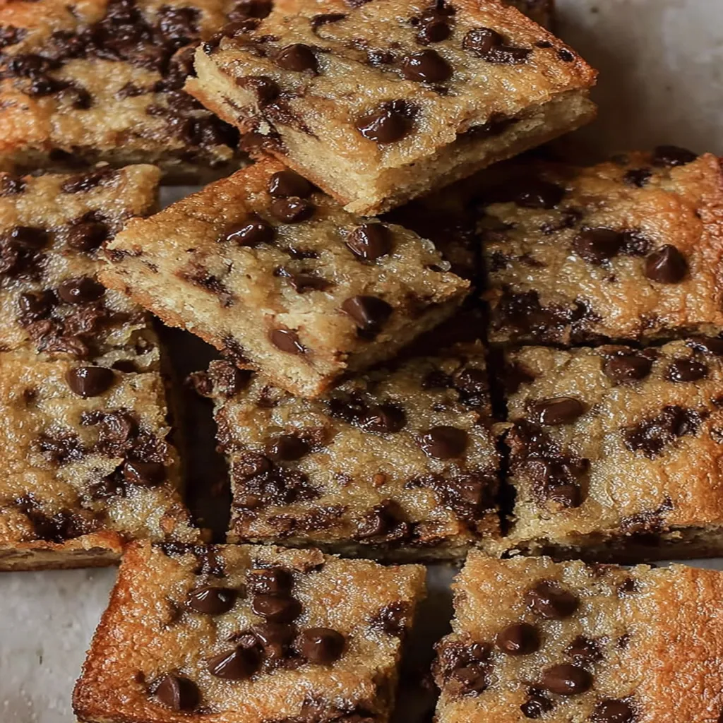 chocolate chip banana bars, decadent dessert, moist and flavorful bars, sweet and indulgent