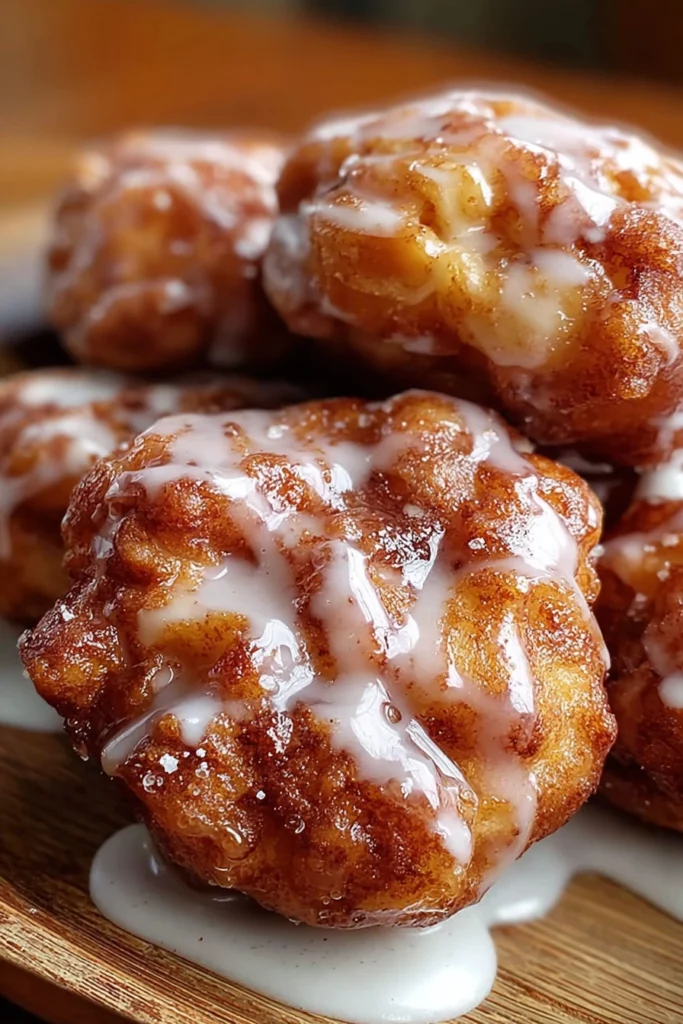 cinnamon apple fritters, crispy, sweet, fragrant, indulgent, delicious, cinnamon-spiced apples
