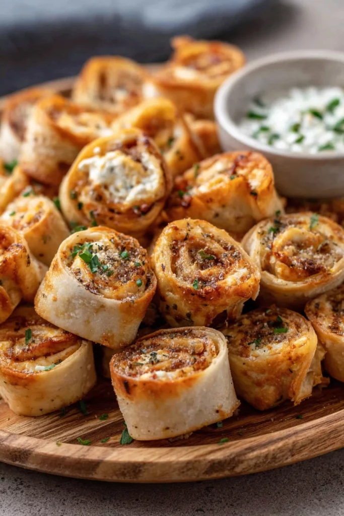 cream cheese tortilla bites, savory, crunchy, creamy, delicious, appetizer, snack