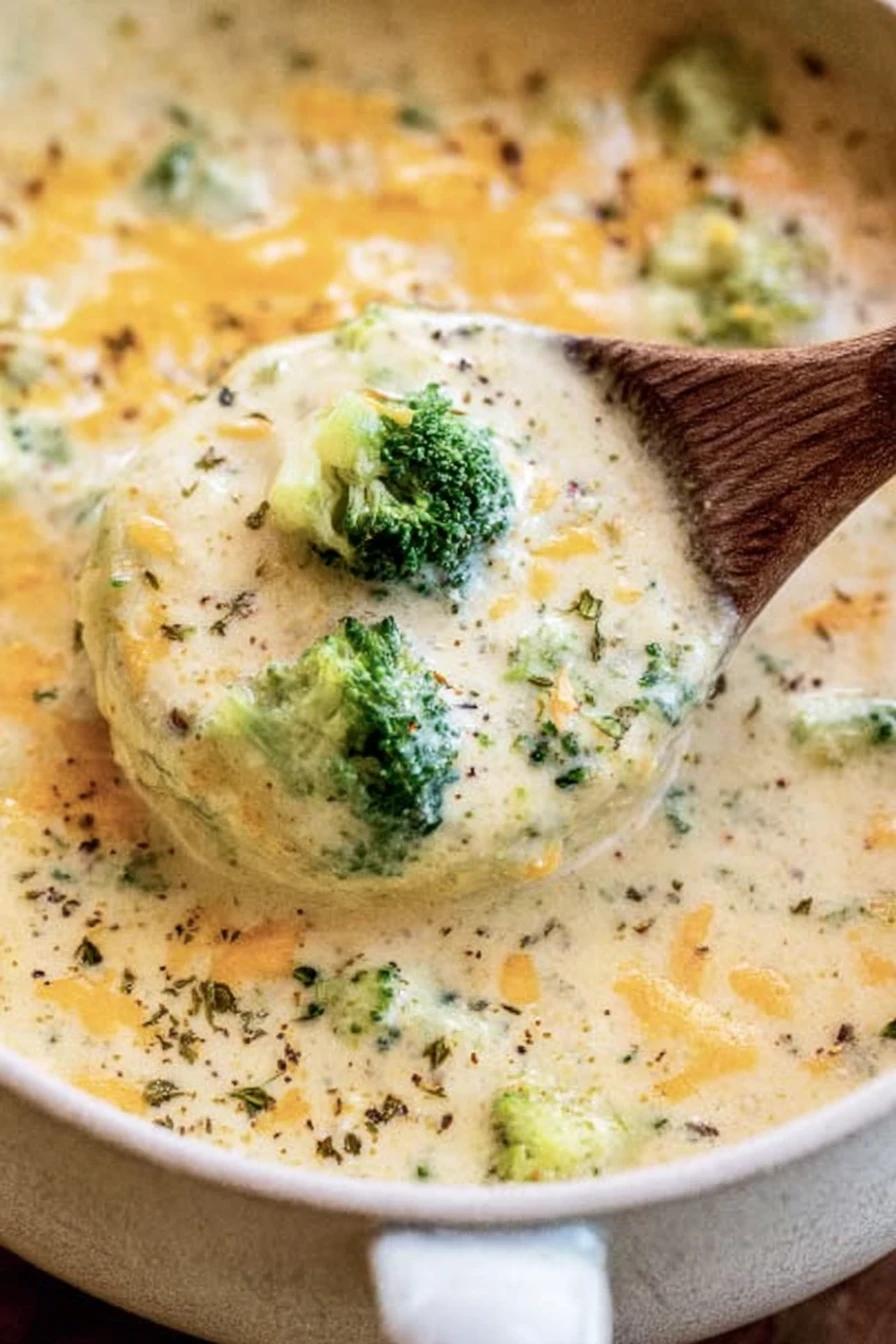 Creamy Broccoli Cheddar Soup Recipe recipe step-by-step guide