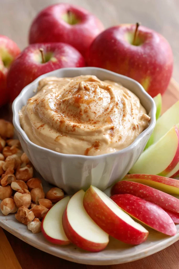 apple dip recipe, delicious, creamy, sweet, tangy, appetizer, snack