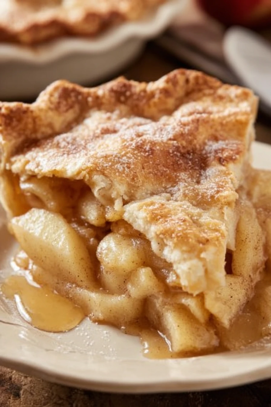 apple pie, homemade, delicious, warm, flaky crust, cinnamon, sweet