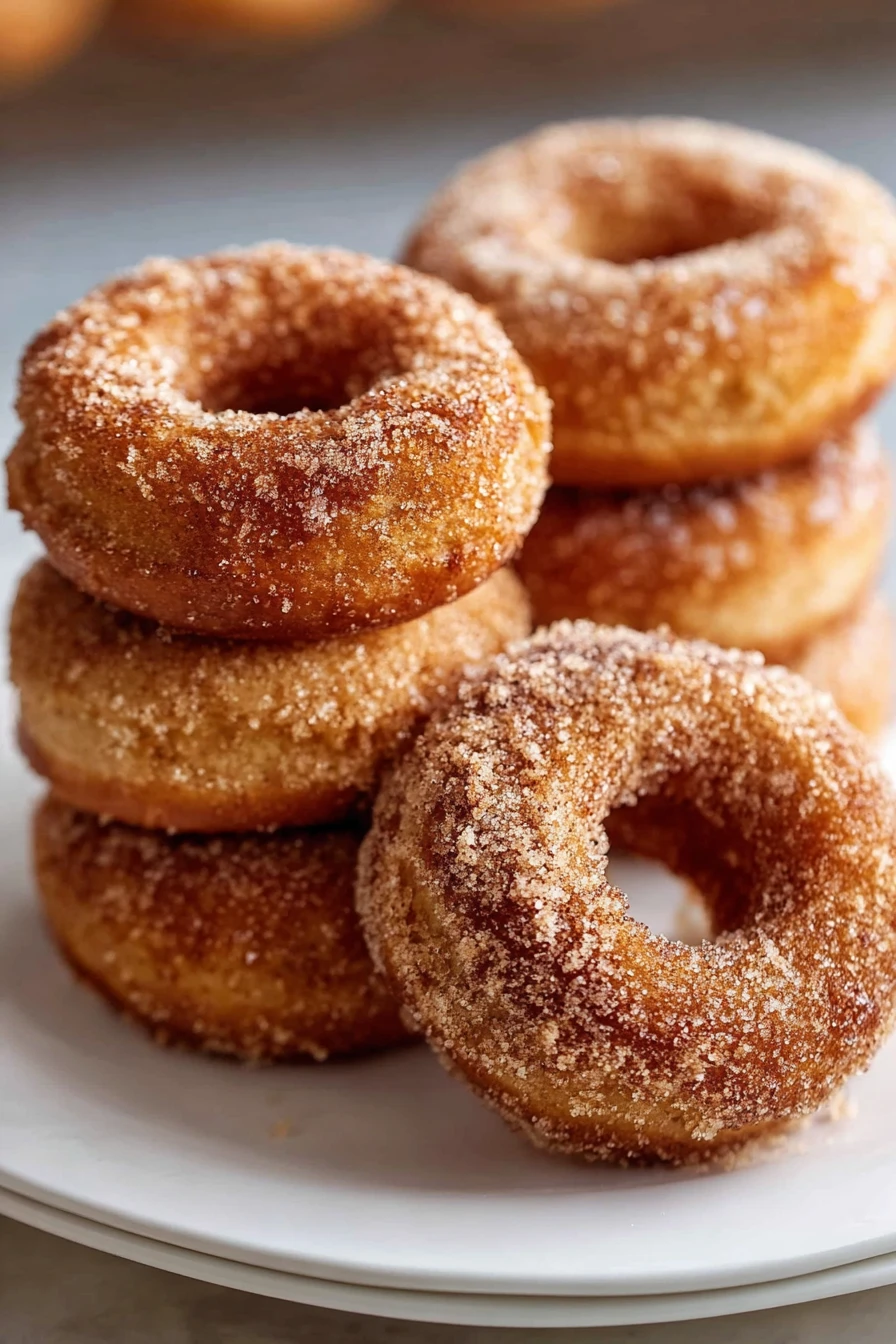 baked, apple cider, donuts, easy recipe, cinnamon sugar, delicious