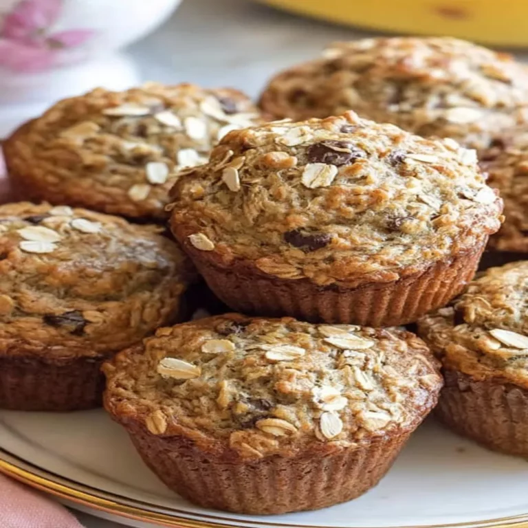 banana oatmeal muffins, flavorful, moist, delicious, breakfast, homemade, healthy, baked goods