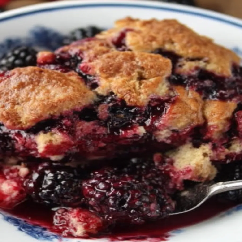 Fresh Blackberry Cobbler  recipe step-by-step guide