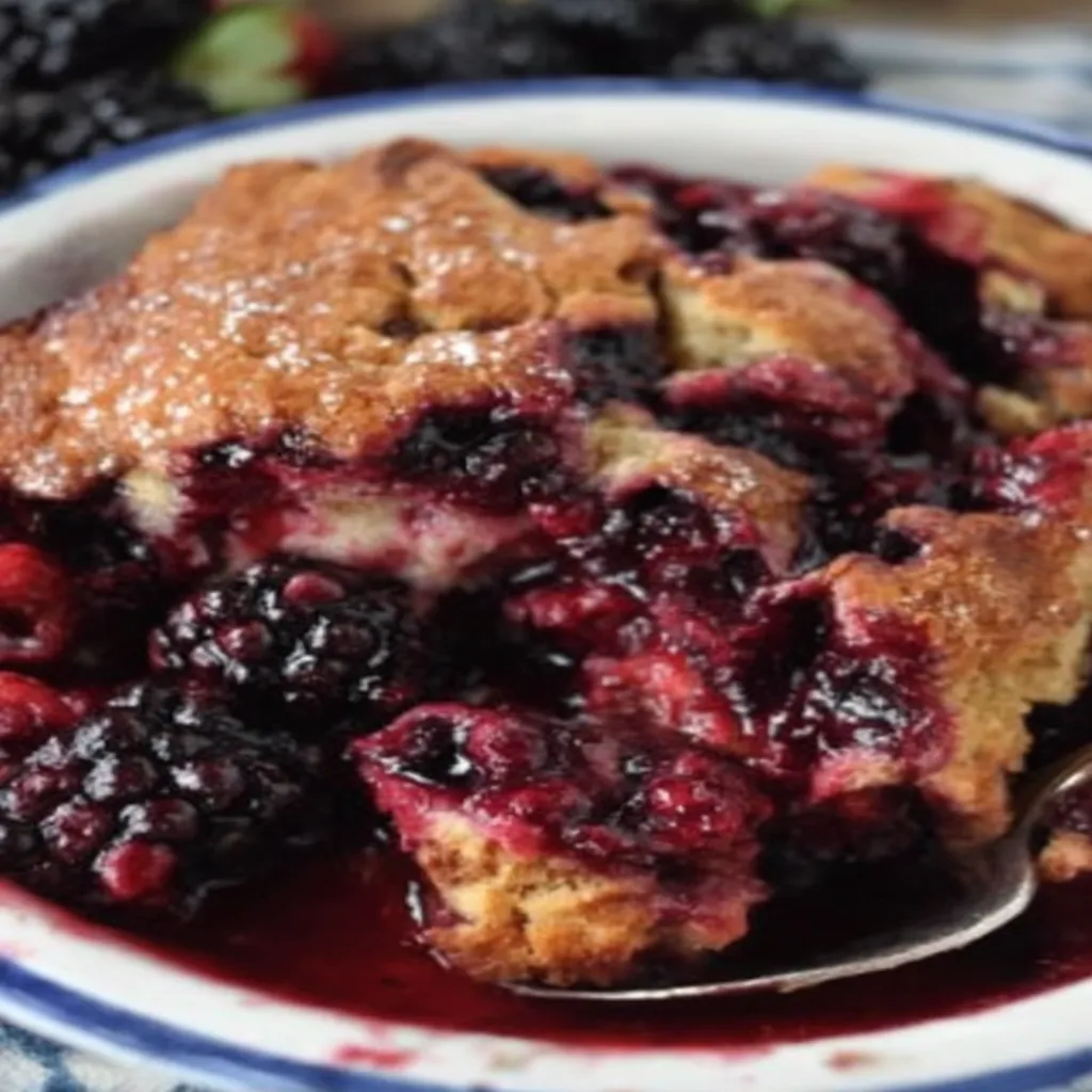 Fresh Blackberry Cobbler  recipe step-by-step guide