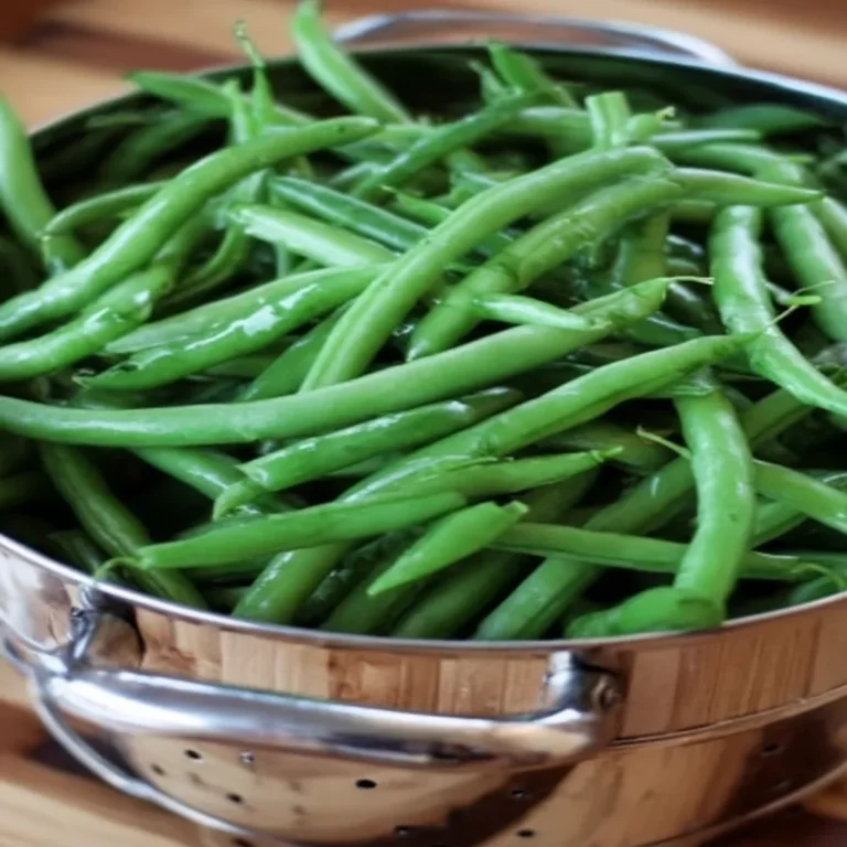 fresh green beans, vibrant, crisp, organic, healthy, farm fresh