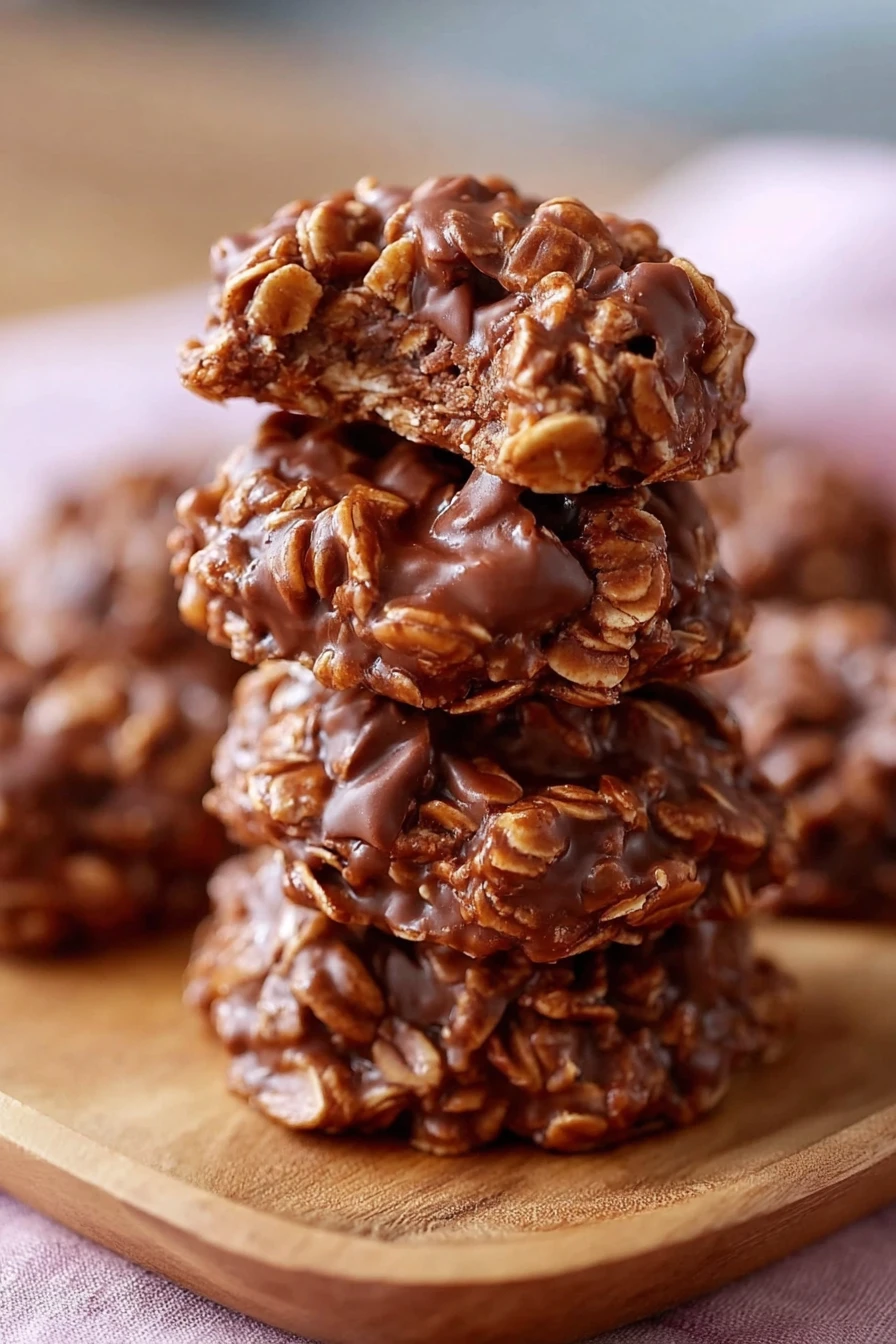 Healthy Chocolate Oatmeal No Bake Cookies recipe step-by-step guide