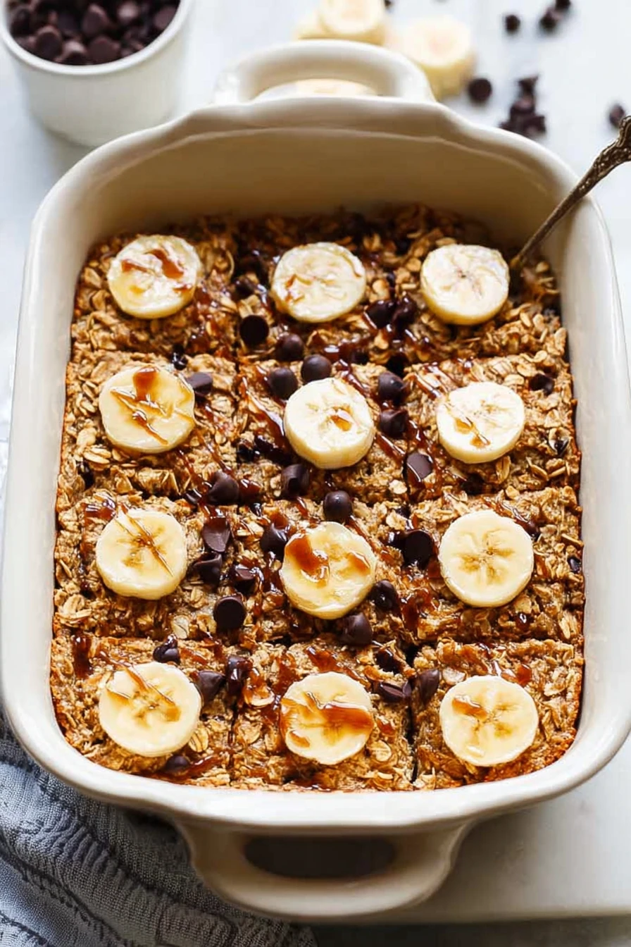 High-Protein Banana Bread Baked Oatmeal recipe step-by-step guide