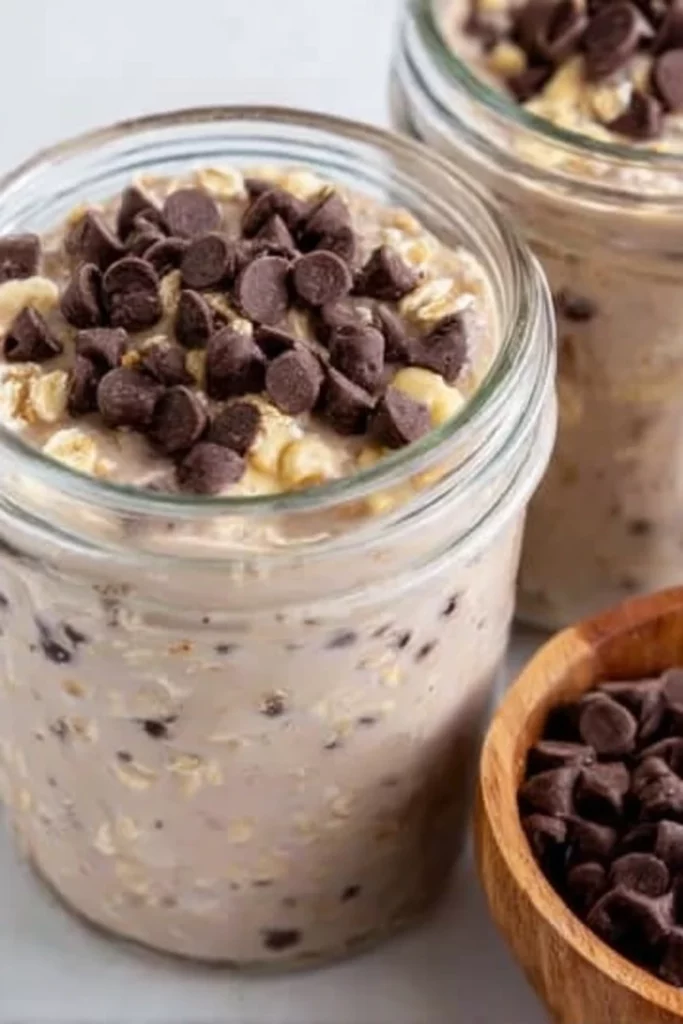 high protein, chocolate overnight oats, delicious, nutritious, energizing, creamy texture, indulgent flavor