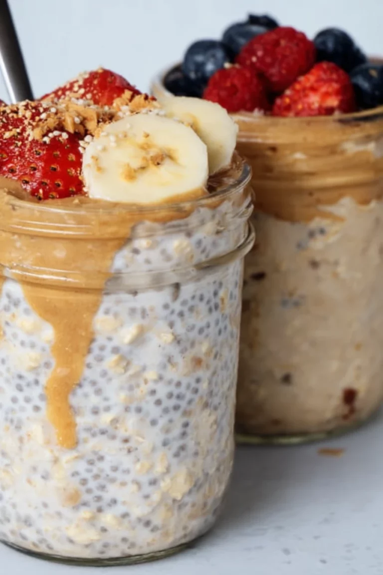 high-protein, overnight oats, nutritious breakfast, creamy texture, delicious blend