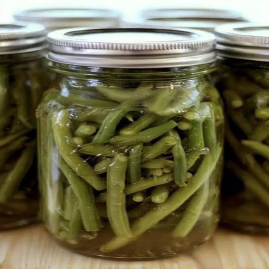 canning, green beans, fresh produce, preserving, homemade, nutritious, flavorful, sensory satisfaction