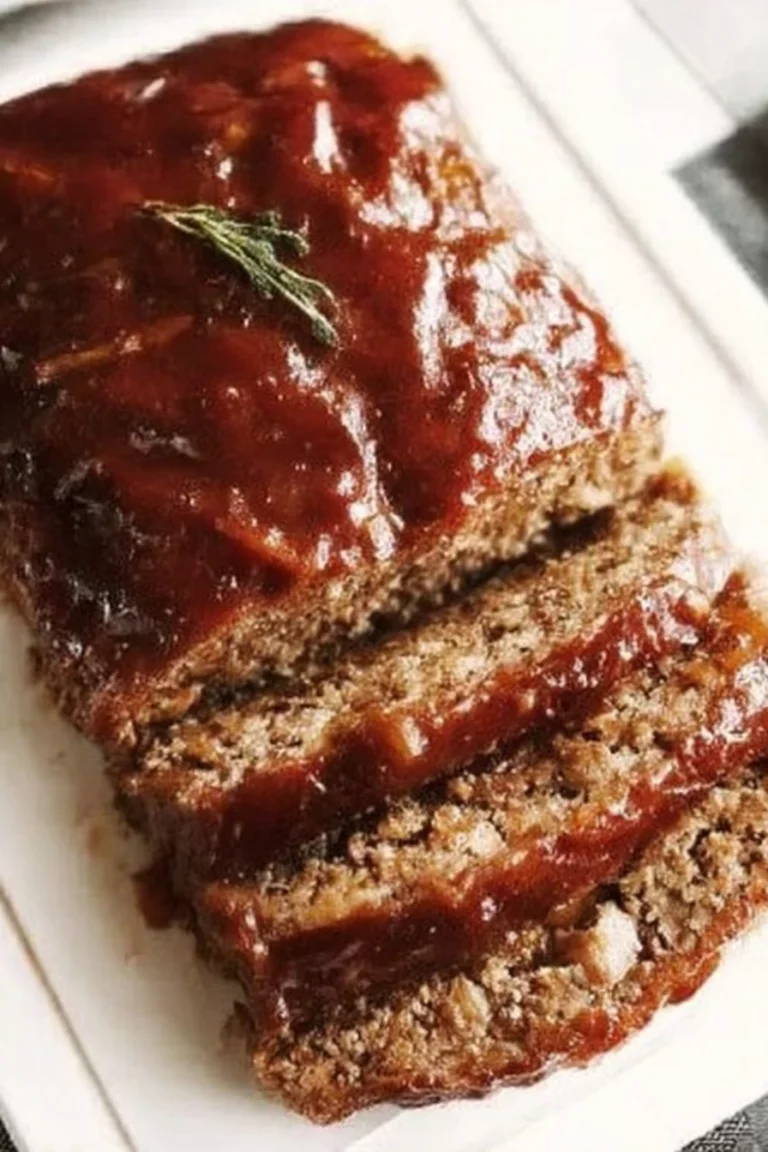 Lipton Onion Soup Meatloaf Recipe, savory, flavorful, juicy, comforting, easy to make