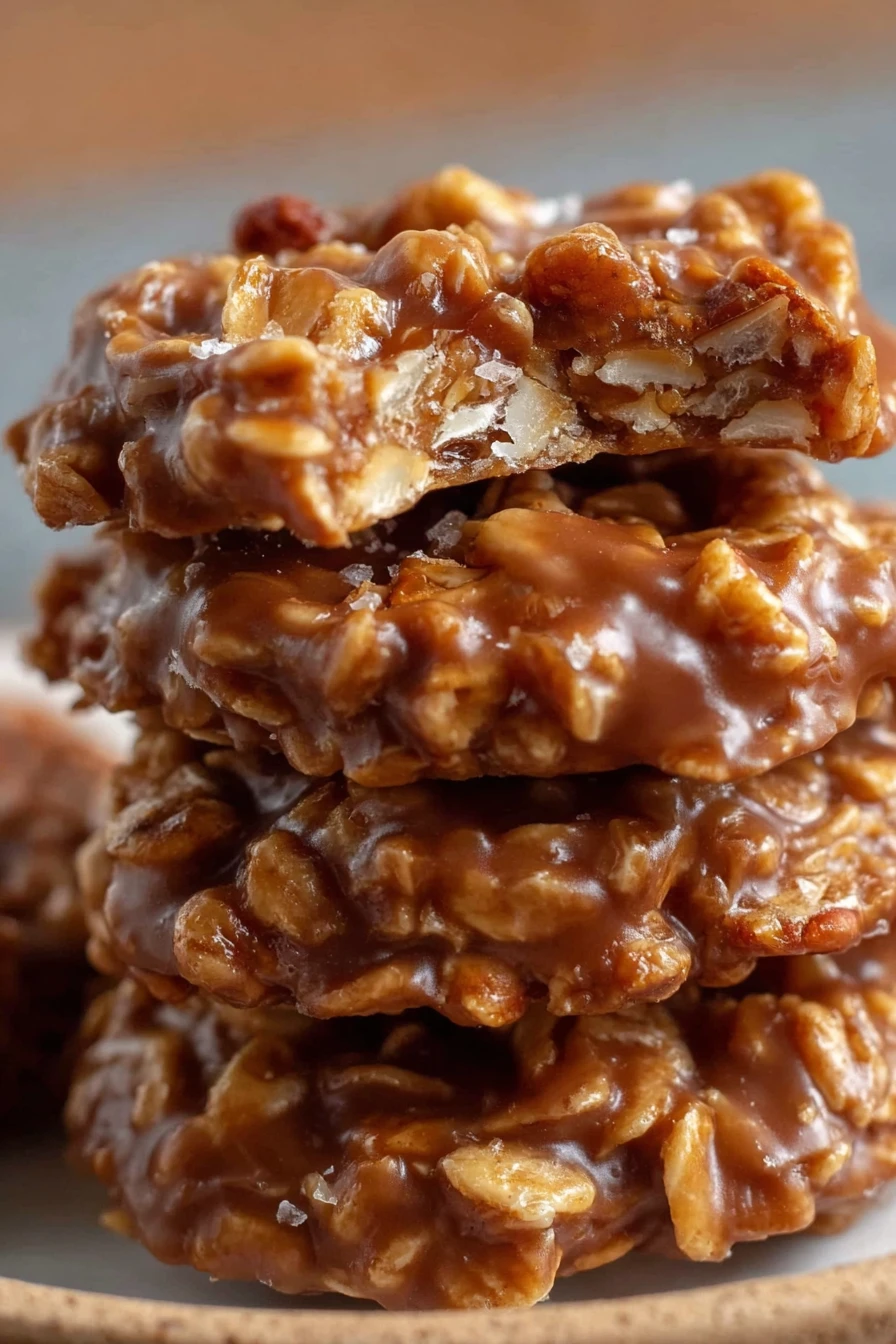 No-Bake Sweet & Salty Oatmeal Cookies recipe step-by-step guide