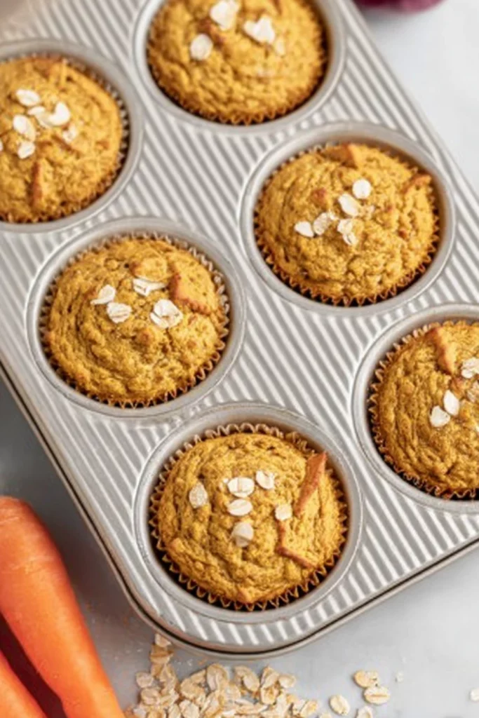 oatmeal, carrot, apple, muffins, moist, flavorful, nutritious, baked, delicious