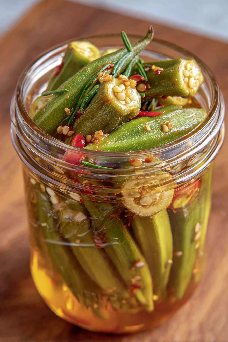 Refrigerator Pickled Okra Recipe recipe step-by-step guide