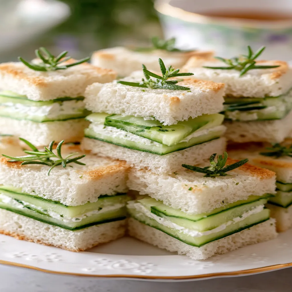 Tea Party Cucumber Sandwiches Recipe recipe step-by-step guide