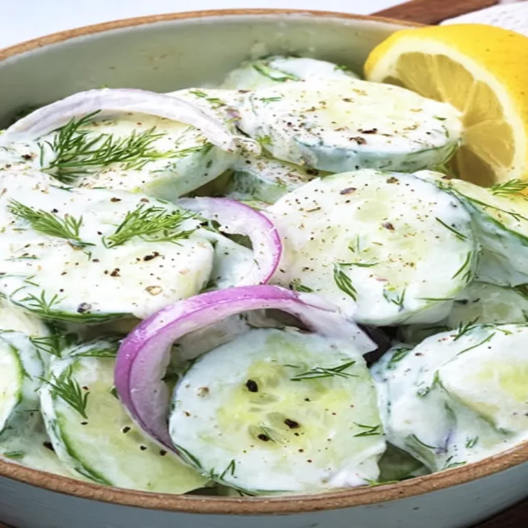 tzatziki cucumber salad, refreshing, Greek, creamy yogurt dressing, crunchy cucumbers