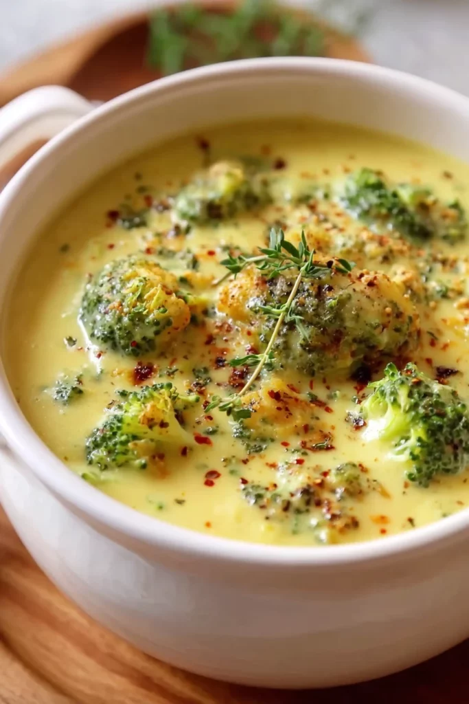 vegan, broccoli potato soup, creamy, nutritious, comforting, plant-based, hearty flavor