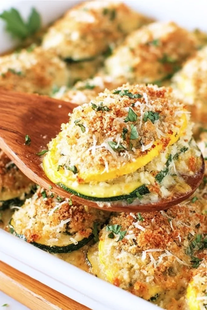 zucchini, squash, casserole, recipe, savory, cheesy, baked, delicious