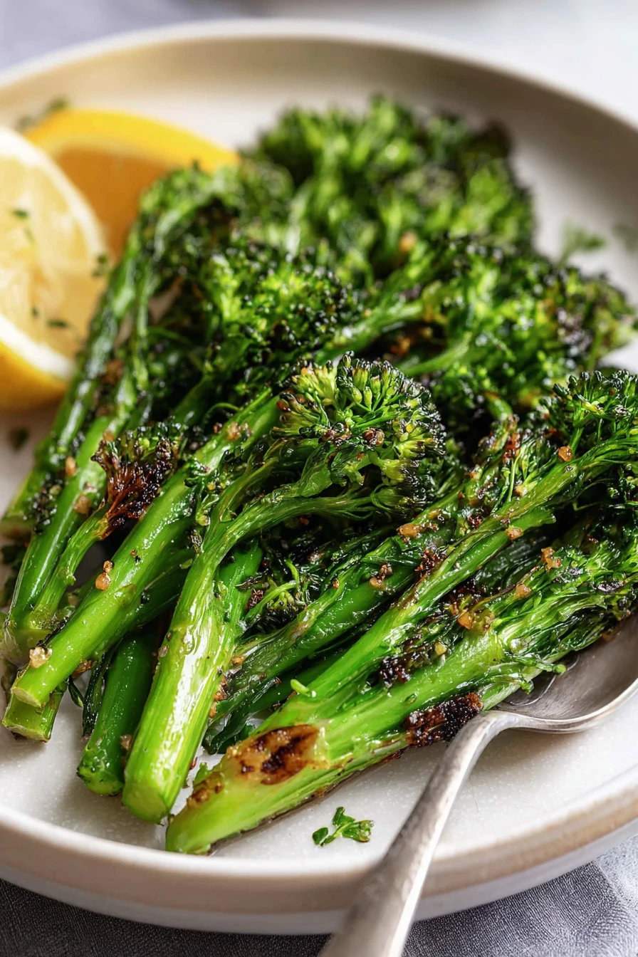 15-Minute Oven Roasted Broccolini recipe step-by-step guide