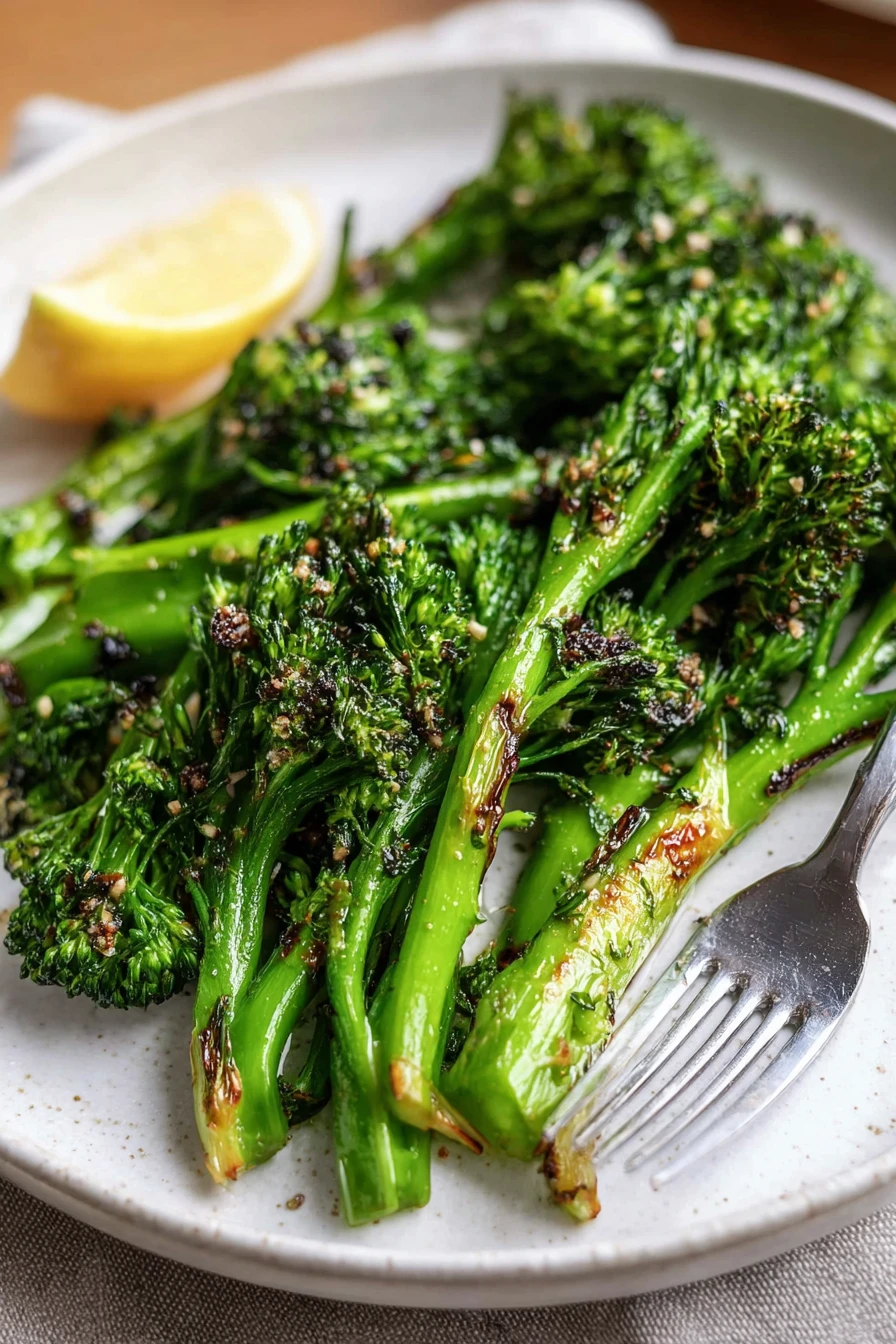15-Minute Oven Roasted Broccolini recipe step-by-step guide