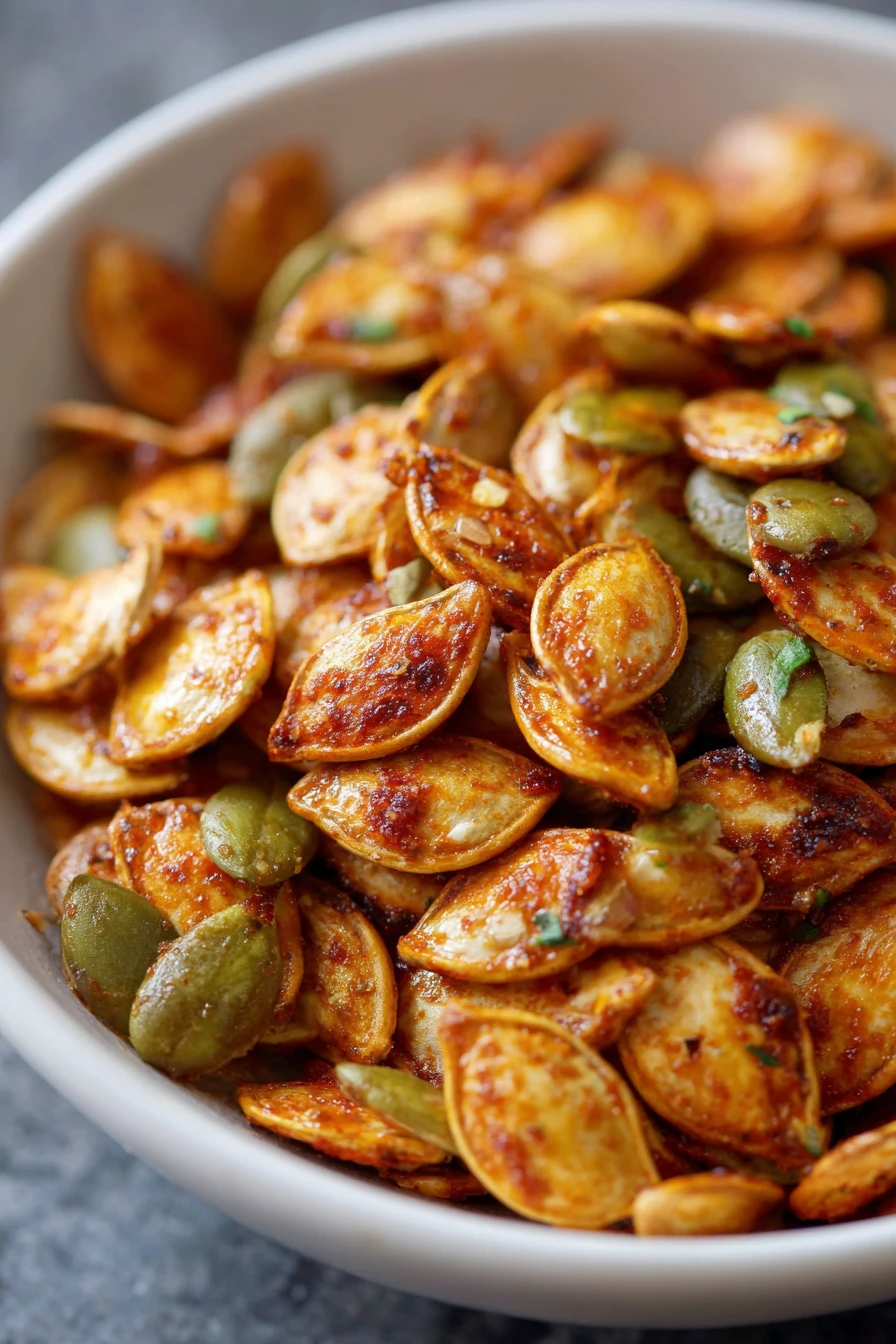 Air fryer chili lime roasted pumpkin seeds Air fryer chili lime roasted pumpkin seeds recipe step-by-step guide