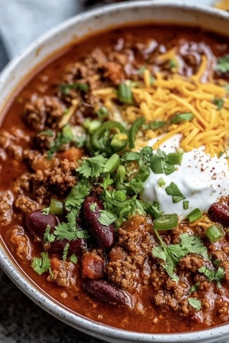 ground beef chili, savory spices, hearty, aromatic, simmering, flavorful stew