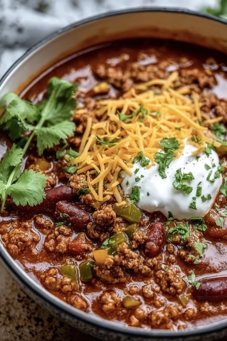 ground beef chili, savory spices, hearty meal, simmering pot, flavorful, stovetop cooking, comforting bowlful