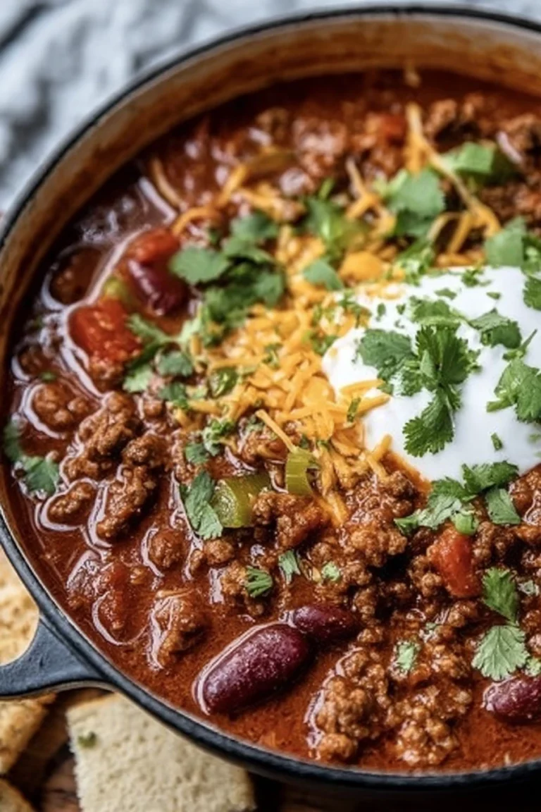ground beef chili, stovetop, savory, hearty, spicy, comfort food